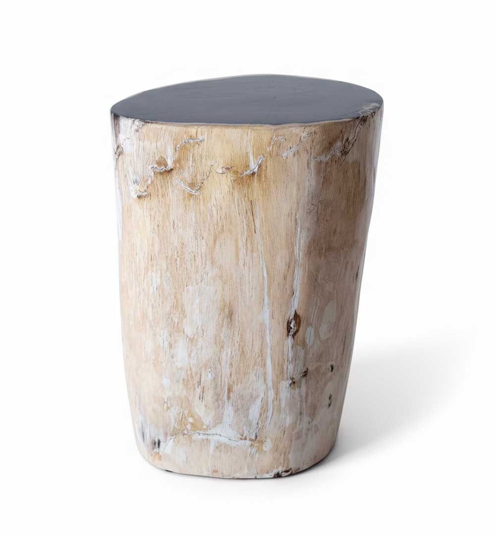 Petrified wood stool - NL 0027