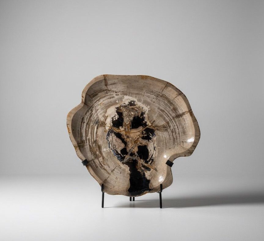 Natural Petrified Plate - PL004