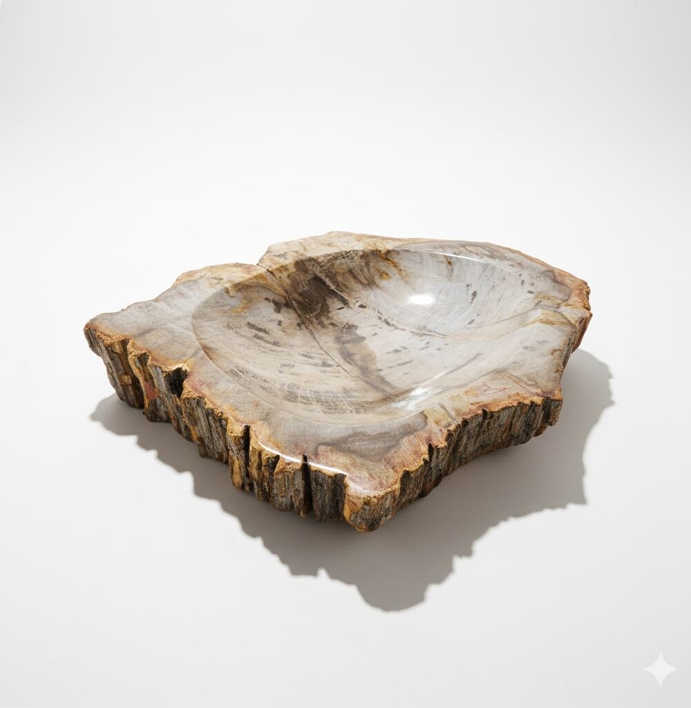 Petrified Wood Ashtray - AS009