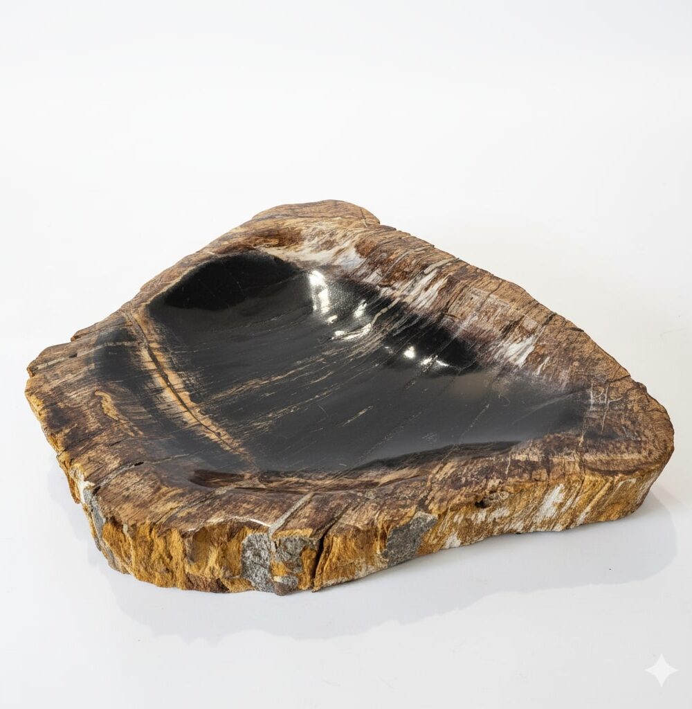 Petrified Wood Ashtray - AS010