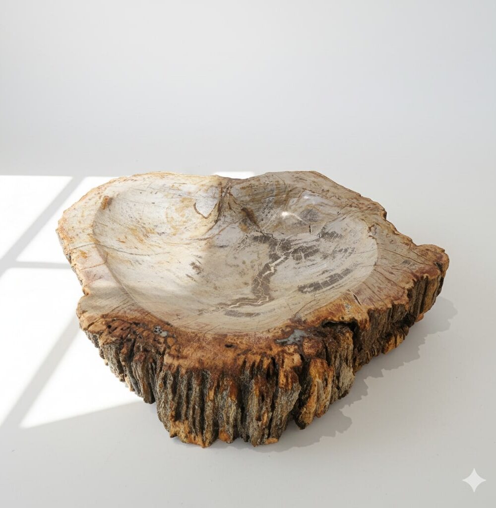 Petrified Wood Ashtray - AS012