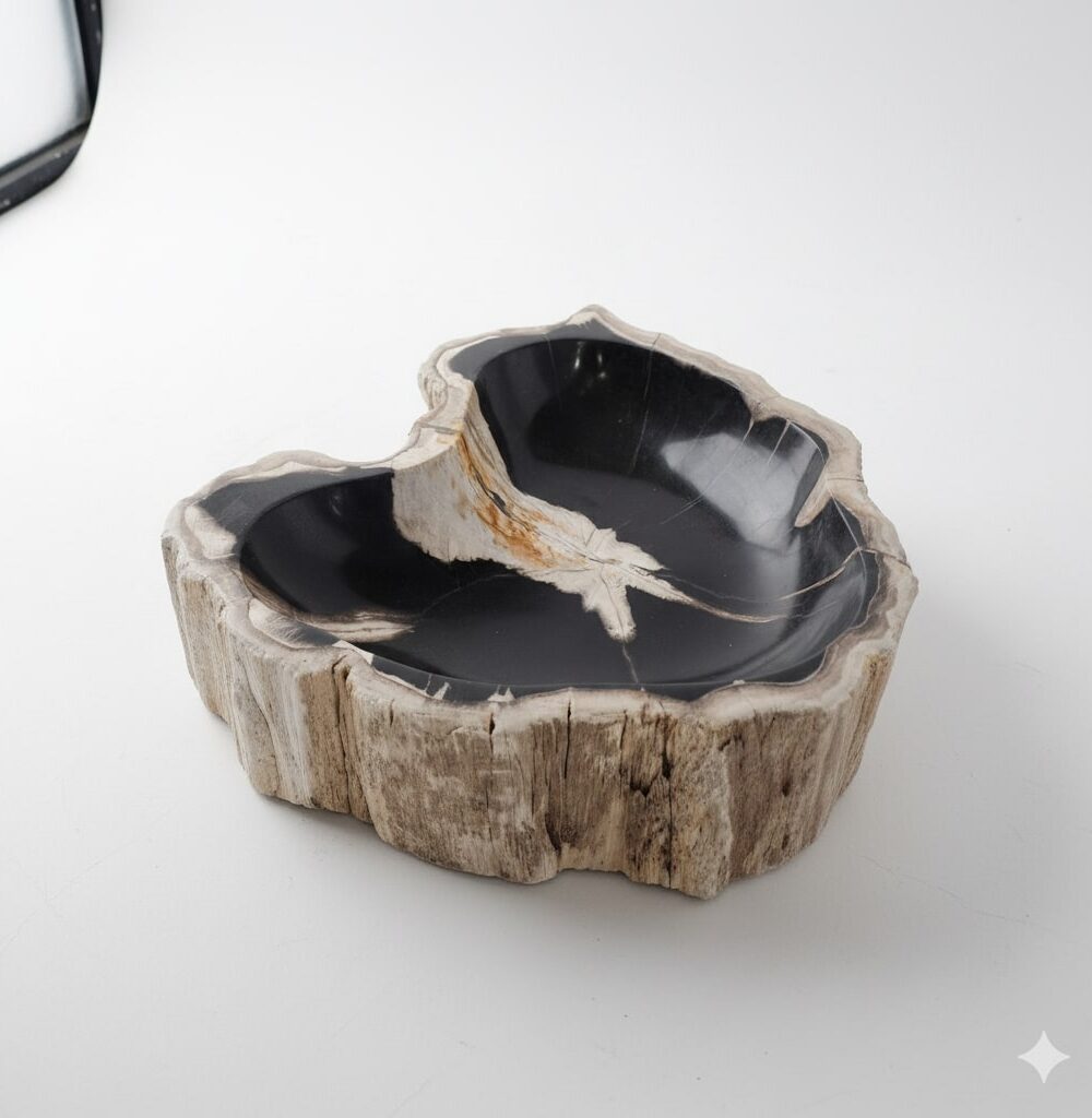 Natural Petrified Bowl - BL012