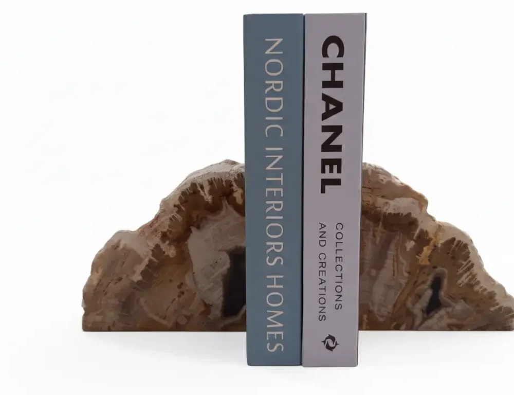 petrified wood bookend by Bali Petrified Wood