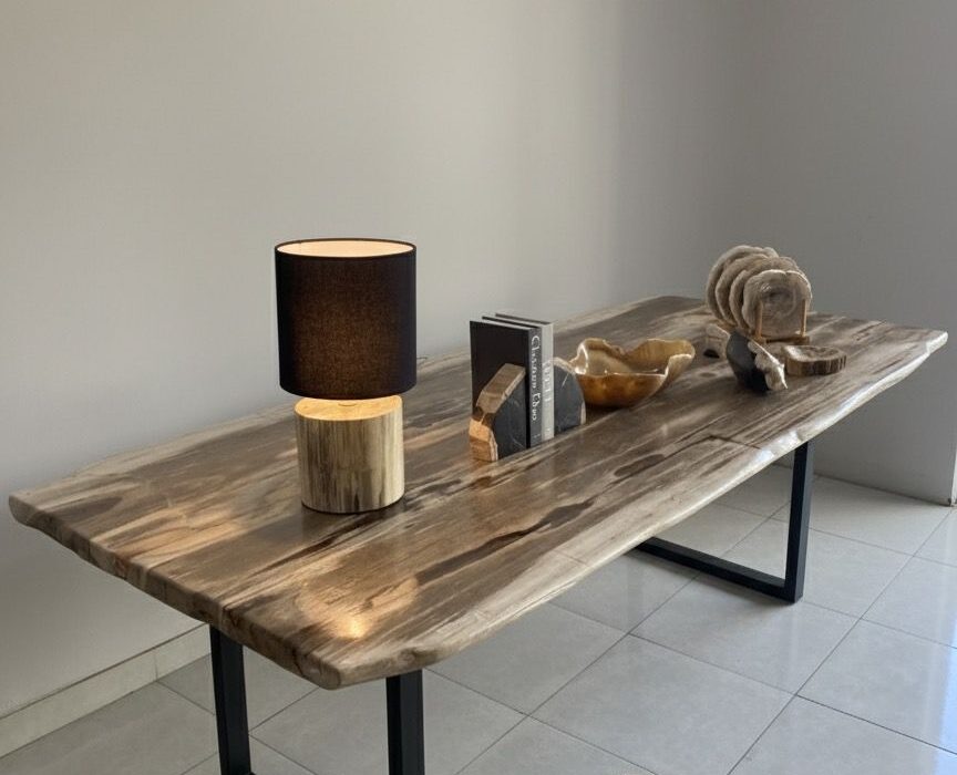 5 Recommended Coffee Table Styles with Petrified Wood