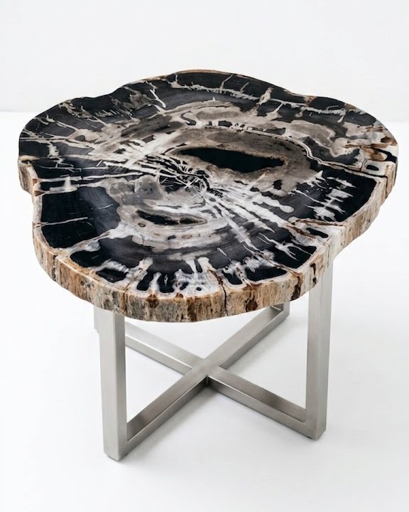The Petrified Wood Coffee Table – TB114