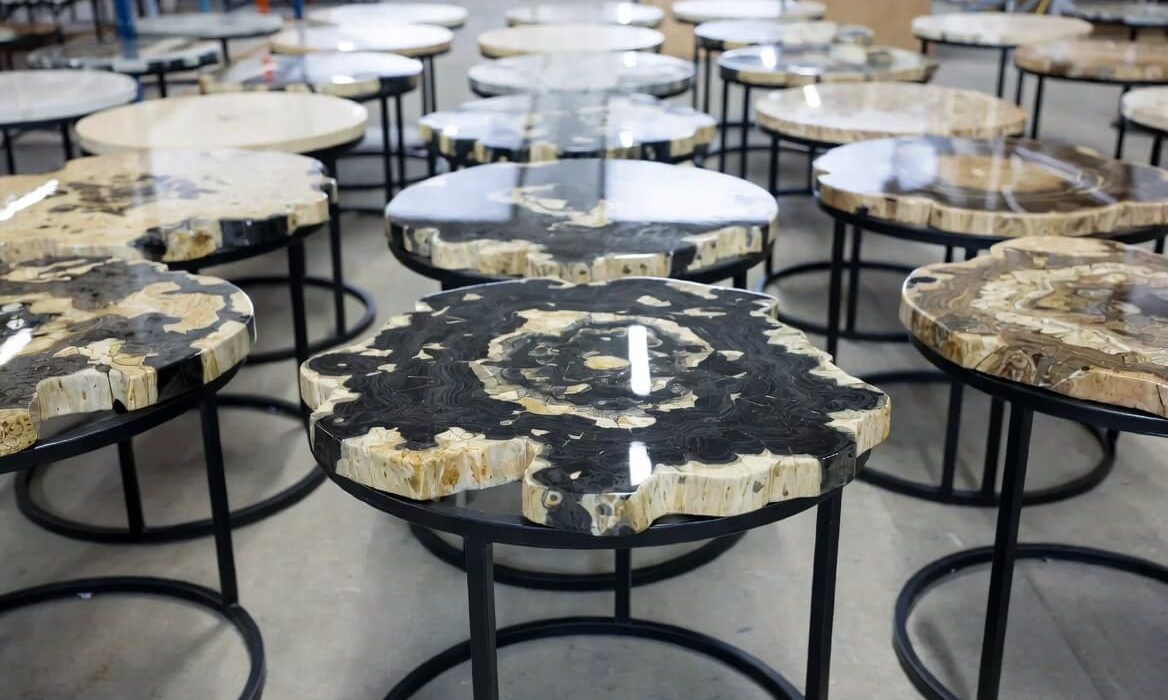 Wholesale Petrified Wood Furniture from Bali for International Buyers