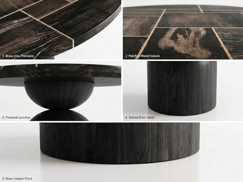 Petrified Wood Dining Table TB-138